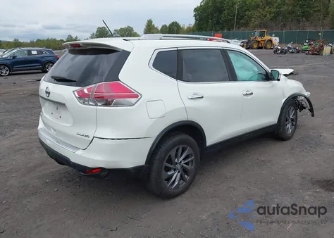 2016 Nissan Rogue Sl из США, поврежденный, VIN 5N1AT2MV1GC767471